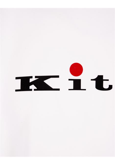 White Crew Neck Sweatshirt With Logo KITON | UMK028801