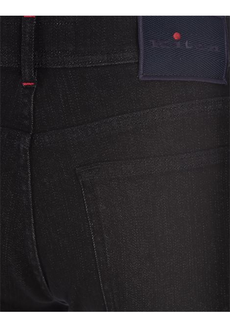 Regular Fit Jeans In Dark Blue Denim KITON | UPNJSMJ0225C01