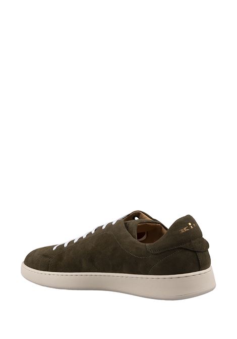 Military Green Suede Low Sneakers KITON | USSTEN2NX002102