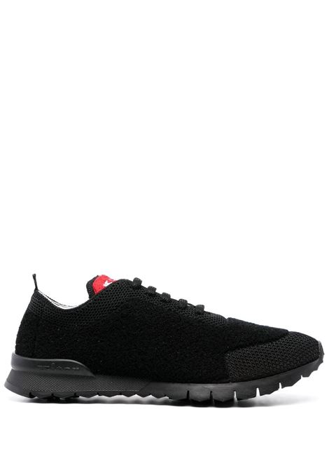 Running Sneakers In Black And Red Terry KITON | USSWOLBN008660