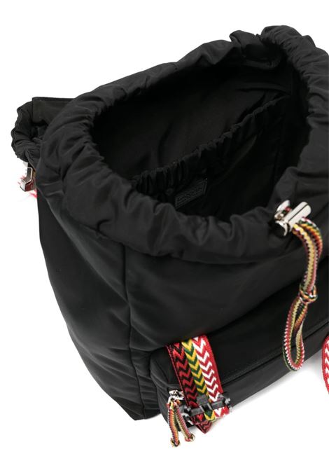 Black Nylon Backpack With Curb Ribbons LANVIN | LM-BGIA00-DAVI-A2310