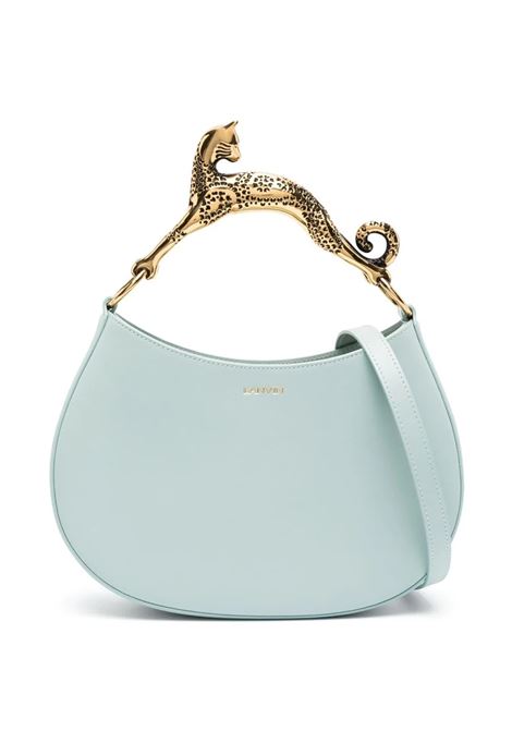 Hobo Cat Leather Bag In Glacial Blue LANVIN | LW-BGSHC1-TPSS-A23211