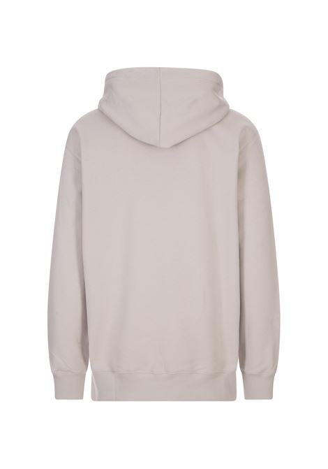 Oversized Embroidered Lanvin Paris Hoodie In Mastic LANVIN | RM-HO0009-J210-A2304