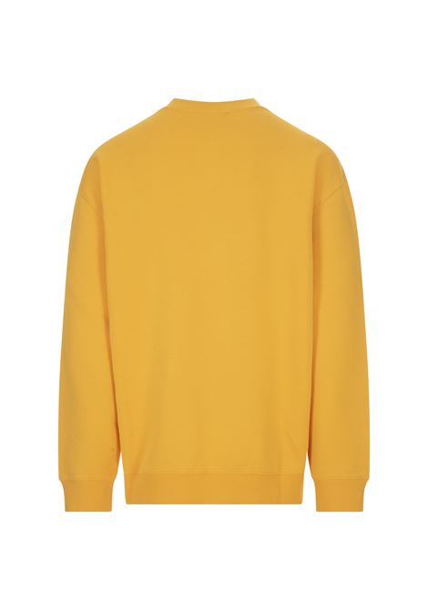 Yellow Sweatshirt With Embroidered Lanvin Curb Logo LANVIN | RM-SS0004-J209-A23801