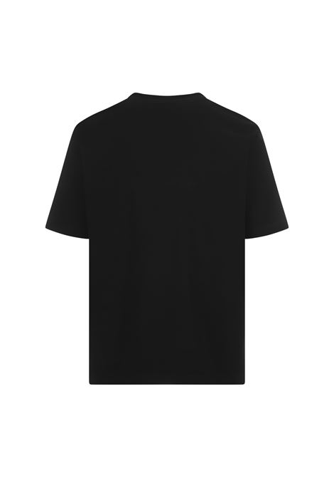 T-Shirt Nera Con Logo Lanvin Curb LANVIN | RM-TS0010-J207-A2310