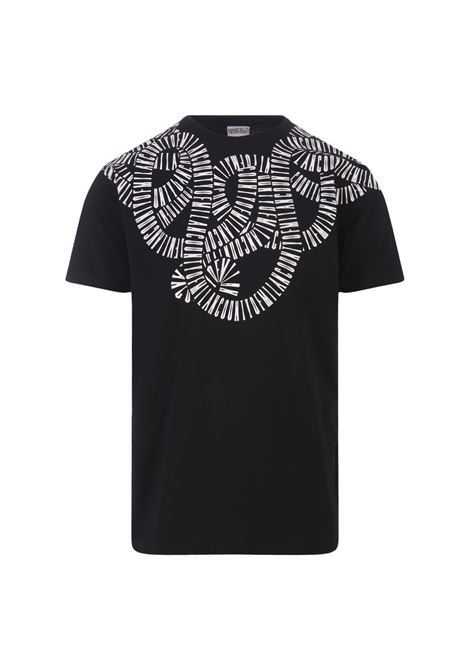 Black Snake Wings T-Shirt MARCELO BURLON | CMAA018C99JER0031001