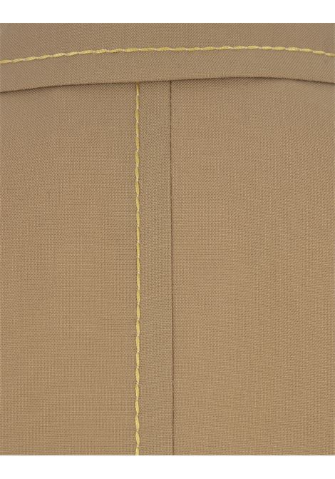 Beige Wool Jacket With Contrast Stitching MARNI | GIMA0202M4-TW83900W75