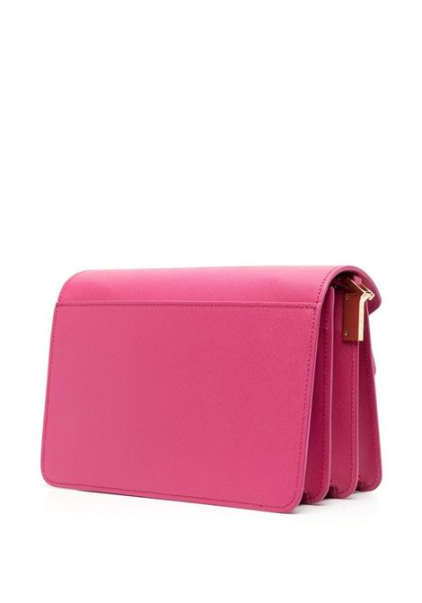 Pink Trunk Medium Bag In Shiny Leather MARNI | SBMPN09U07-LV520Z646C