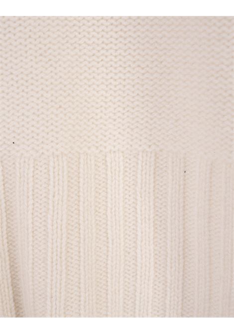 White Okra Turtleneck Sweater MAX MARA | 2313662533600006