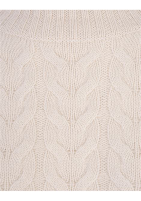 White Okra Turtleneck Sweater MAX MARA | 2313662533600006