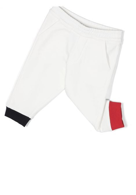 White Logo Sweatsuit Set With Red And Blue Insert MONCLER ENFANT | 8M000-19 80996034