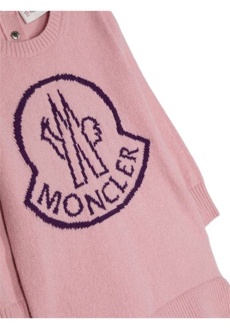 Pink Cashmere Sweater Dress MONCLER ENFANT | 9L000-01 M1127P55
