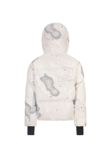 Blue and White Mazod Short Down Jacket MONCLER GRENOBLE | 1A000-46 59710F07