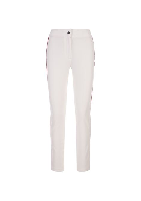 White Trousers With Embroidered Side Bands MONCLER GRENOBLE | 2A000-07 53064034