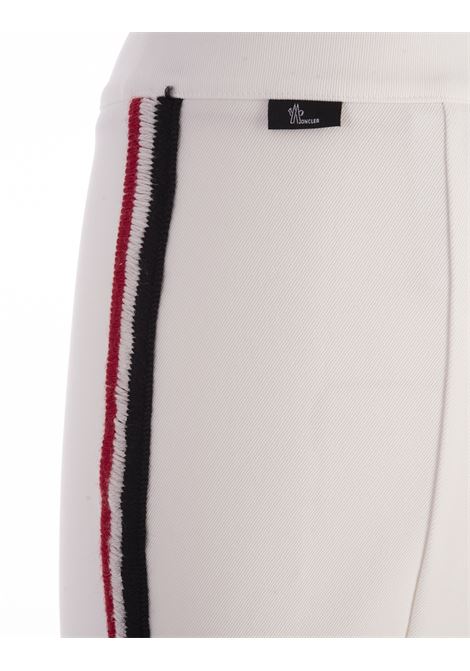 White Trousers With Embroidered Side Bands MONCLER GRENOBLE | 2A000-07 53064034