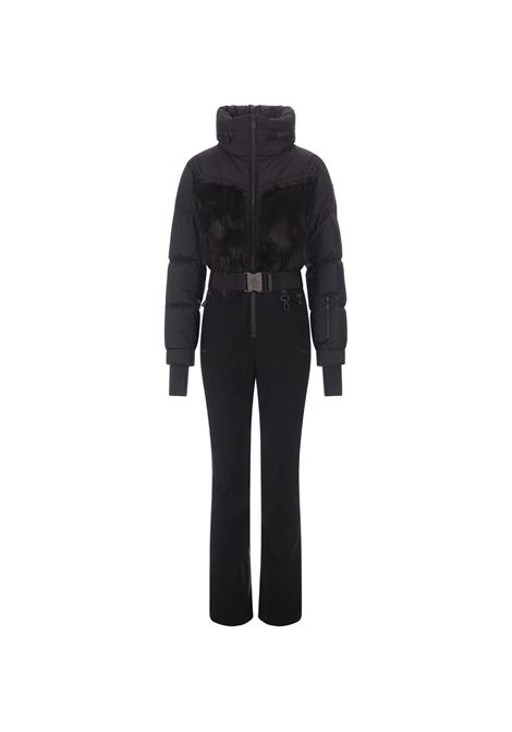 Black Ski Suit With Fur MONCLER GRENOBLE | 2G000-04 M3491P99