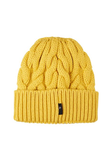 Yellow Braided Wool Beanie MONCLER GRENOBLE | 3B000-14 M1172115