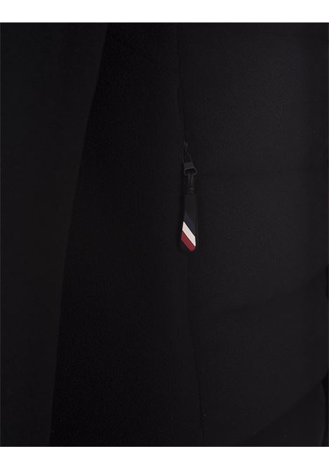 Black Padded Fleece Cardigan With Logo MONCLER GRENOBLE | 8G000-05899ZB999