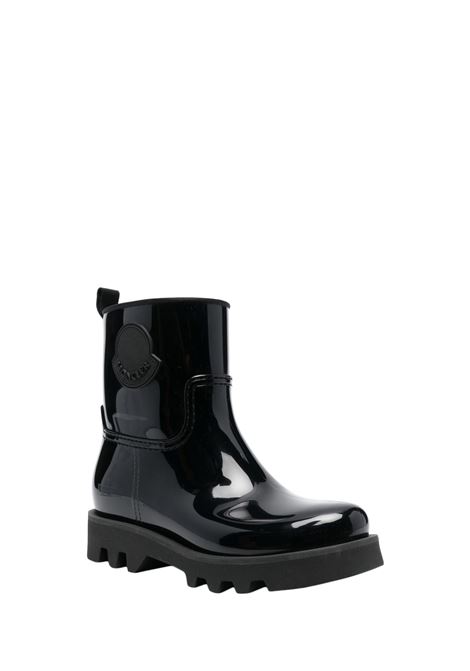 Woman Ginette Shiny Black Ankle Boot MONCLER | 4G000-10 M1686999