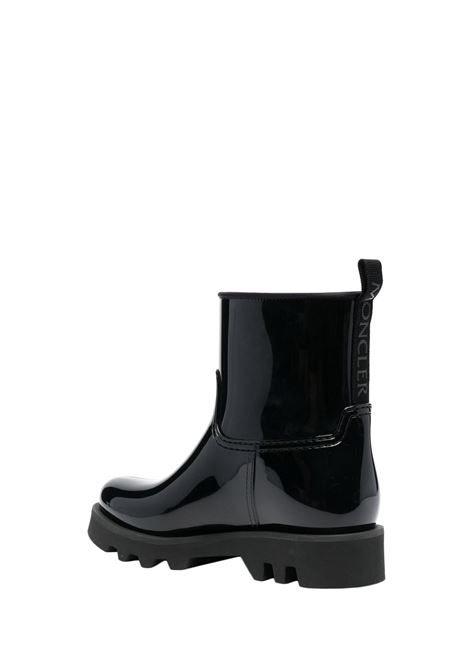 Woman Ginette Shiny Black Ankle Boot MONCLER | 4G000-10 M1686999