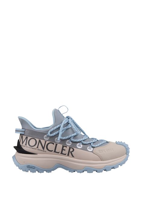 Sky Blue And Beige Trailgrip Lite 2 Sneakers MONCLER | 4M000-80 M3457P50