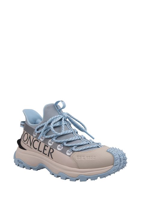 Sky Blue And Beige Trailgrip Lite 2 Sneakers MONCLER | 4M000-80 M3457P50