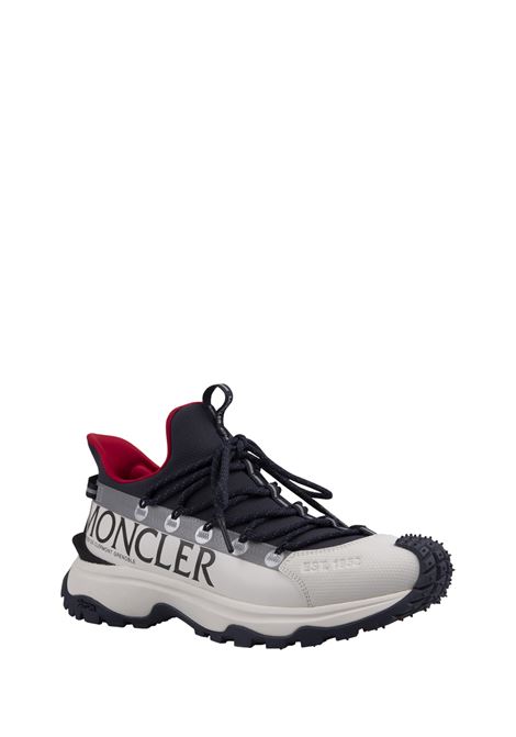 White, Black And Grey Trailgrip Lite 2 Sneakers MONCLER | 4M002-40 M3457P70