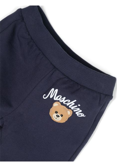 Moschino Teddy Bear Tracksuit In Navy Blue MOSCHINO KIDS | MNK03NLDA5540016