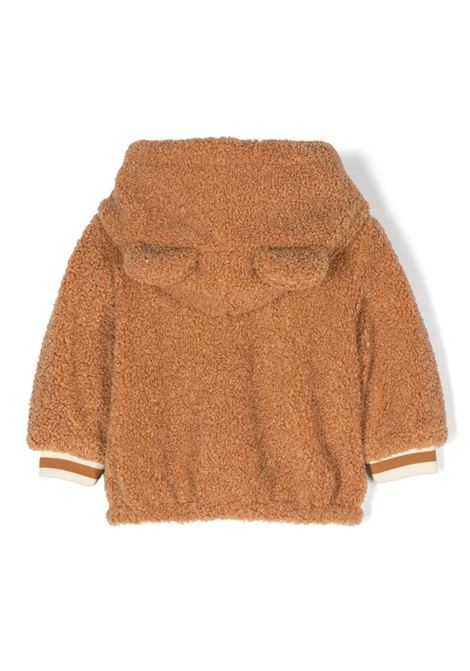 Moschino Teddy Bear Reversible Jacket in Caramel Colour MOSCHINO KIDS | MUA006LIA0020093