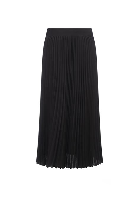 Black Pleated Long Skirt MSGM | 3541MDD28-23774799