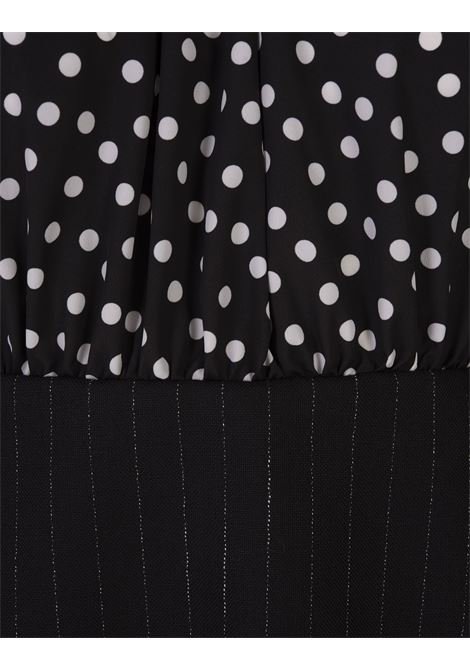 Black Blouse With Polka Dot Pattern MSGM | 3541MDM18-23765199