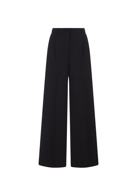 Wool Suiting Trousers In Black Wool MSGM | 3541MDP19-23760699