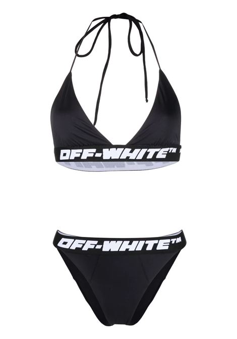 Bikini Nero Con Fascia Elastica OFF-WHITE | OWFA034C99JER0011000