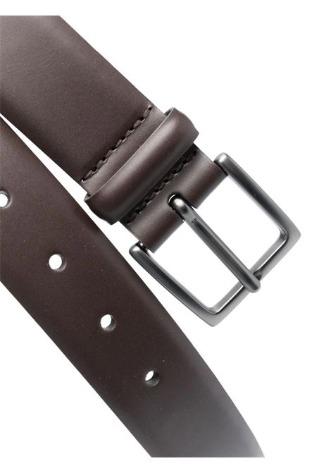 Smooth Ebony Leather Classic Belt ORCIANI | U08201-MNAEBA