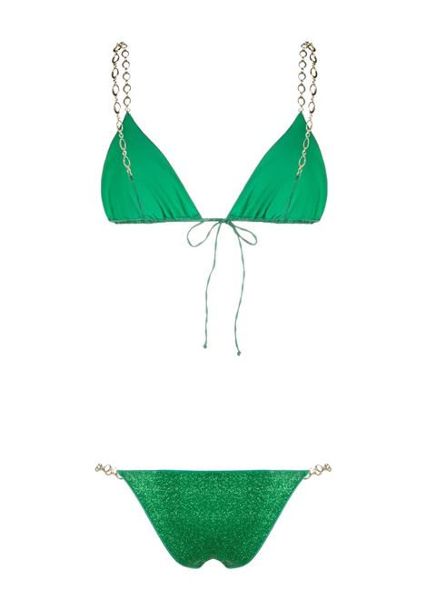 Bikini Lumiere O Chain Verde Smeraldo OSEREE | LCF235-LUREXEMERALD GREEN