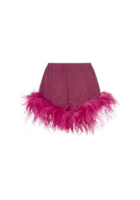 Shorts Plumage Lumiere Lampone OSEREE | LOF235-LUREXRASPBERRY