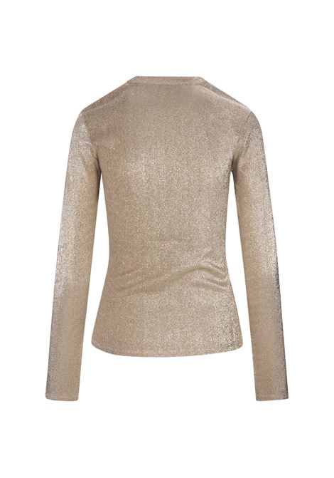 Long-Sleeved Top In Gold Lurex PACO RABANNE | 21EJTO034VI0261M042