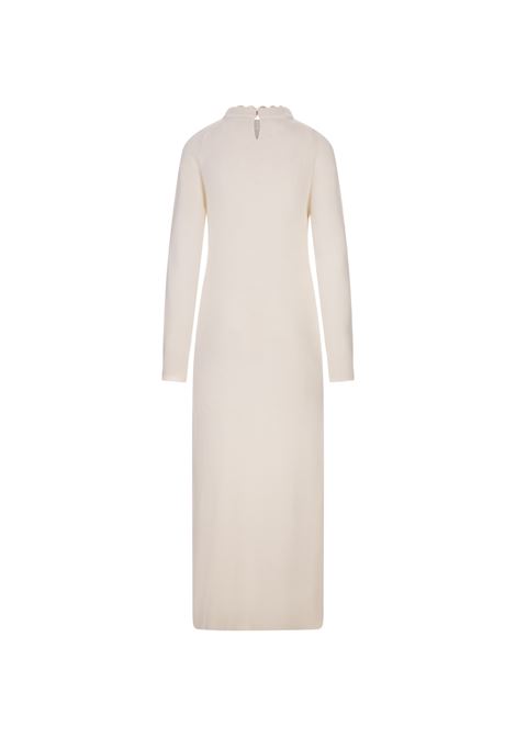 White Long Dress With Chain On Neckline PACO RABANNE | 23AMR0602ML0239P104