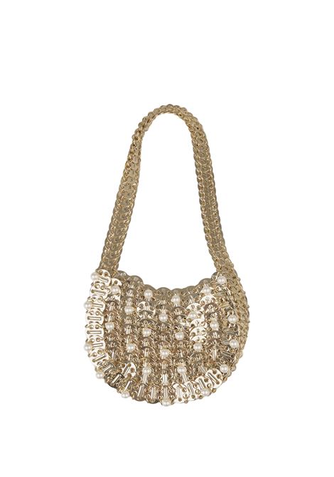 Gold And Pearls 1969 Moon Bag PACO RABANNE | 23ASS0337MET475M791