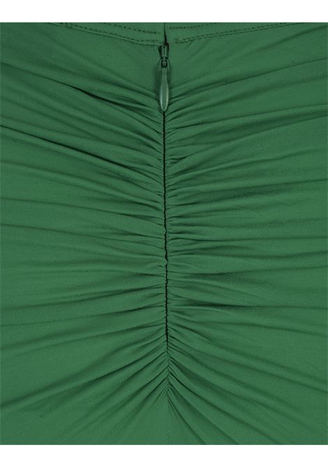 Draped Skirt in Emerald Green Jersey PACO RABANNE | 23FJJU400CU0002P325