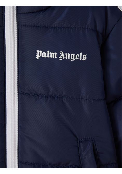 Giubbotto Blu Con Logo PALM ANGELS KIDS | PB7X001F23FAB0014601