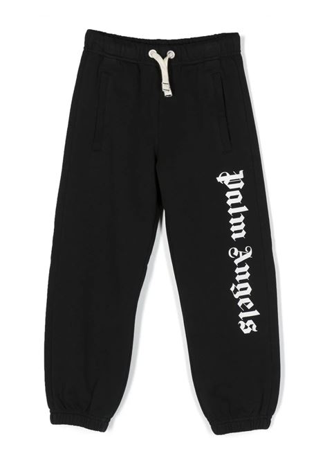 Black Joggers With Logo PALM ANGELS KIDS | PBCH008C99FLE0011001