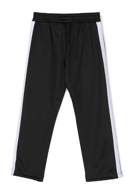 Black Track Trousers With Logo PALM ANGELS KIDS | PBCJ002C99FAB0011001