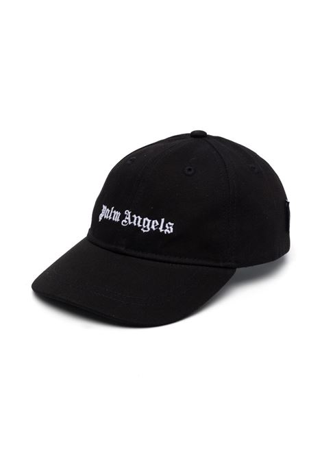 Black Baseball Hat With Logo PALM ANGELS KIDS | PBLB002C99FAB0011001
