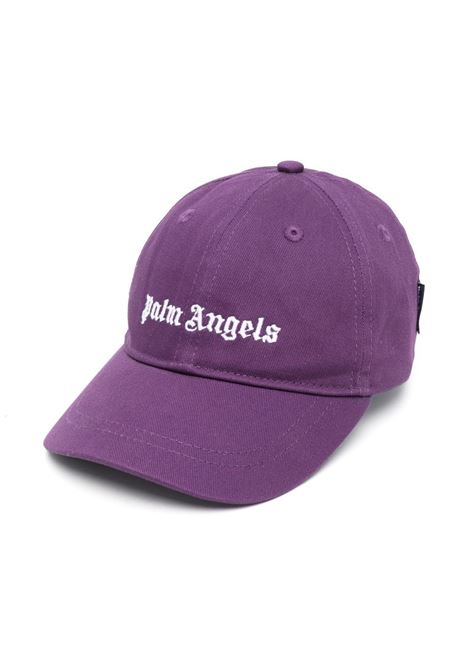 Purple Baseball Hat With Logo PALM ANGELS KIDS | PBLB002C99FAB0013701