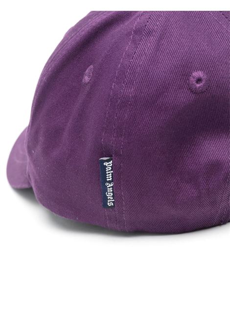 Purple Baseball Hat With Logo PALM ANGELS KIDS | PBLB002C99FAB0013701
