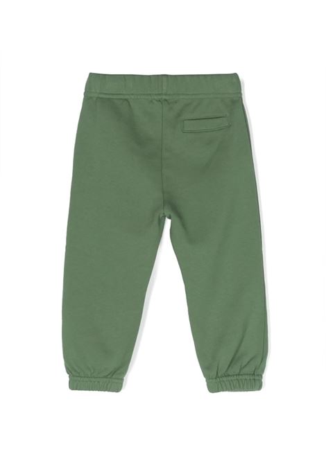 Green Cotton Joggers With Logo PALM ANGELS KIDS | PBXD003F23FLE0025501
