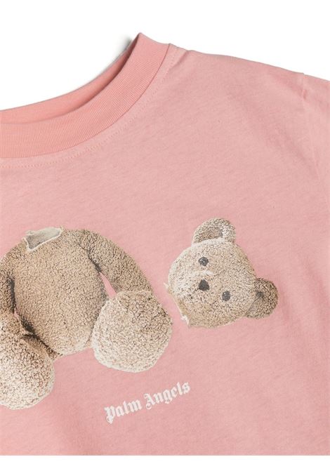 T-Shirt Bear Rosa PALM ANGELS KIDS | PGAA002C99JER0013060