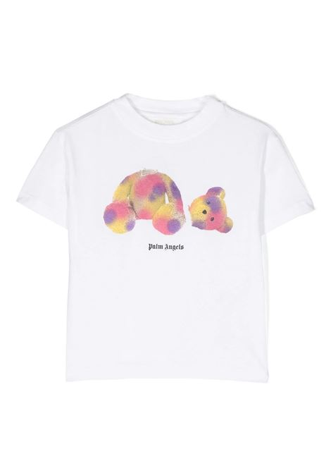 White Bear T-Shirt PALM ANGELS KIDS | PGAA002C99JER0020132