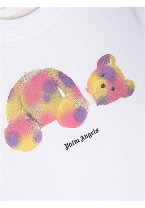 T-Shirt Bear Bianca PALM ANGELS KIDS | PGAA002C99JER0020132